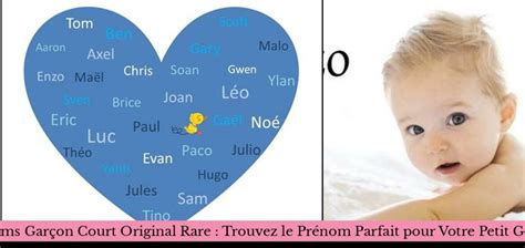 prenom.garcon court|Prénoms courts pour un petit garçon : Top 30